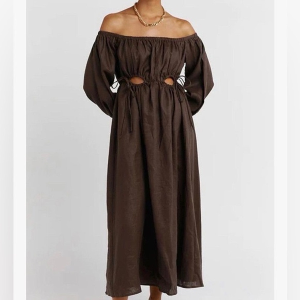 BNWT DISSH Manon Dress in Dark Chocolate US Sz 6